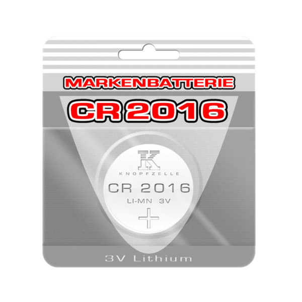 Batterie Knopfzelle CR2016 3 Volt