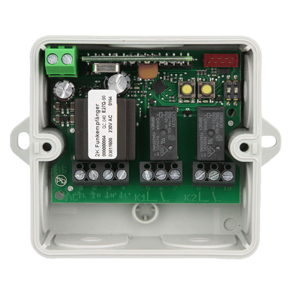Dickert Funkempfänger E27Q 433 MHz AM 2 Kanal 12-24 Volt