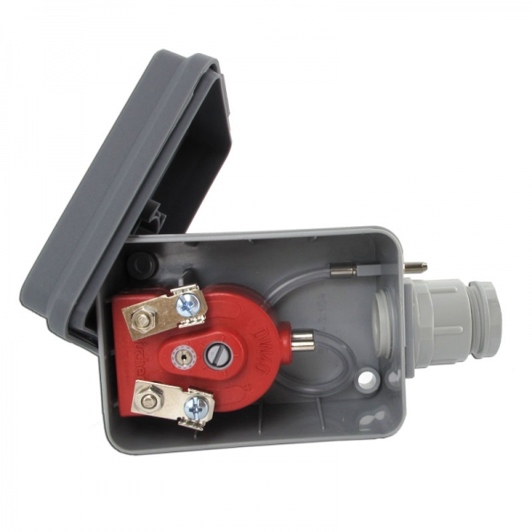 Bircher Druckwellenschalter DW40 im Gehäuse Schliesser Kontakt