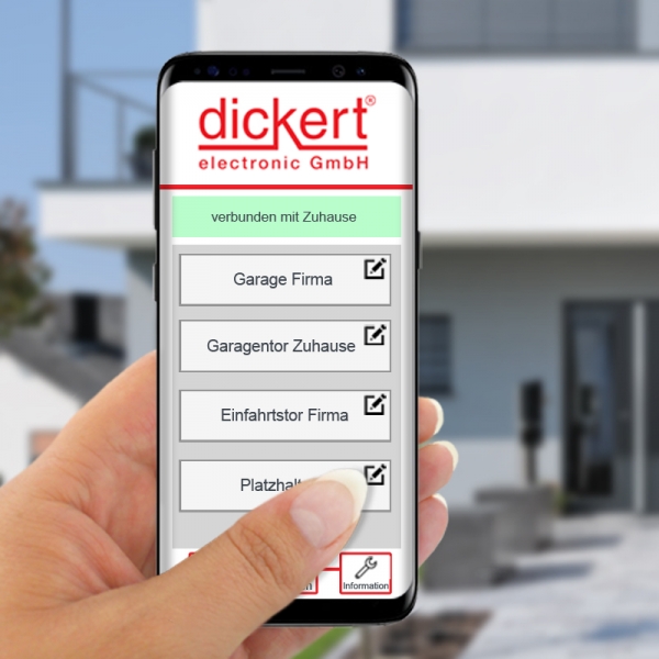 Dickert Funkempfänger Smart SET 868 MHz 2 Kanal