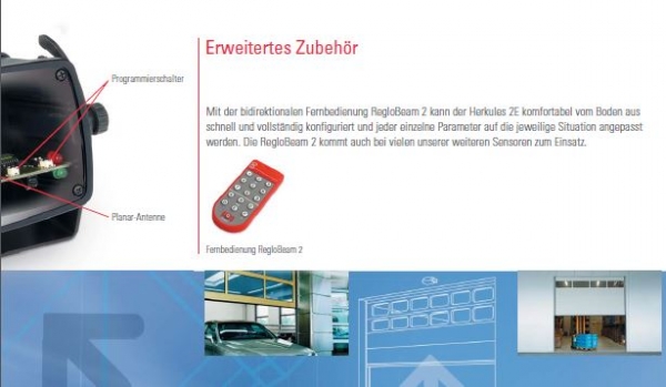 Bircher Radar-Bewegungsmelder Herkules 2 für Industrietore mit Personen-Fahrzeugunterscheidung