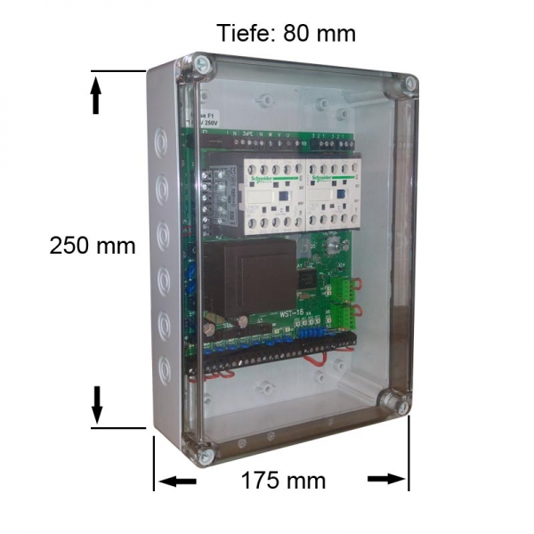 GMF Kompaktsteuerung WST 18 für viele Torarten WST18 Steuerung für Tore und Schranken