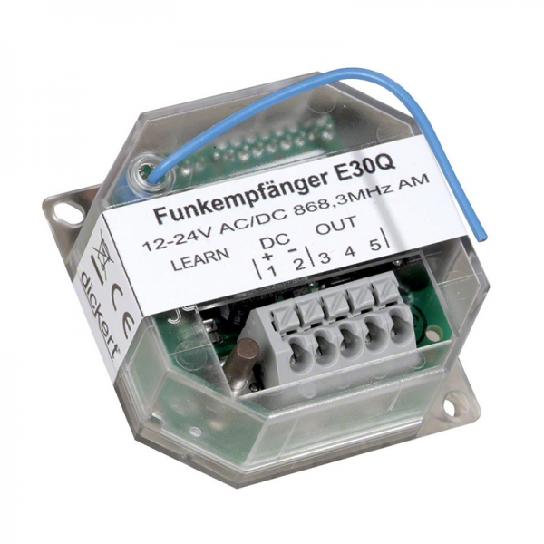 Dickert Funkempfänger E30Q-868A100 868 MHz 12-24V 1 Kanal