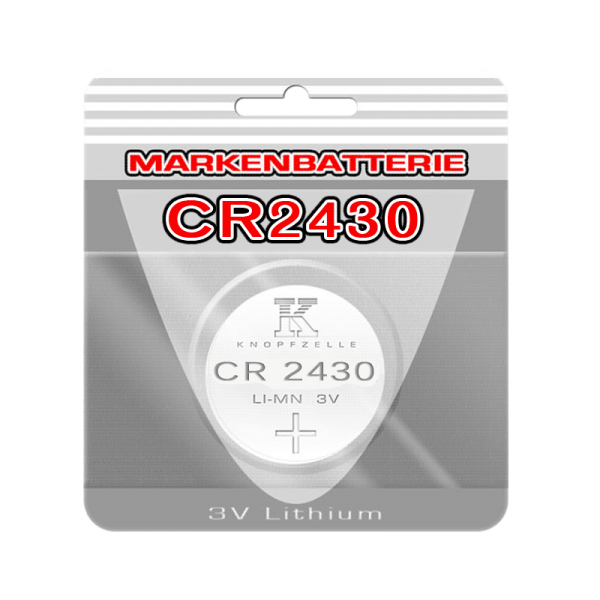 Batterie Knopfzelle CR2430 3 Volt