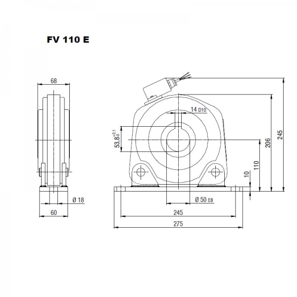 GMF Abrollsicherung FV 110 mit Sicherheitskontakt