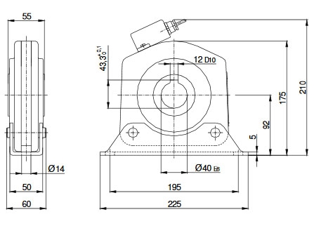 GMF Abrollsicherung FV60 mit Sicherheitskontakt
