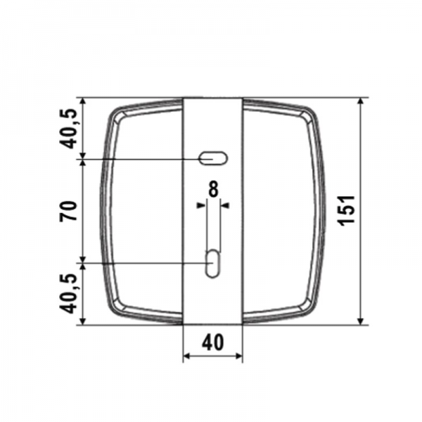 Doppel-Ampel Set Rot/Grün mitLED Leuchtmittel inkl. Wandbügel
