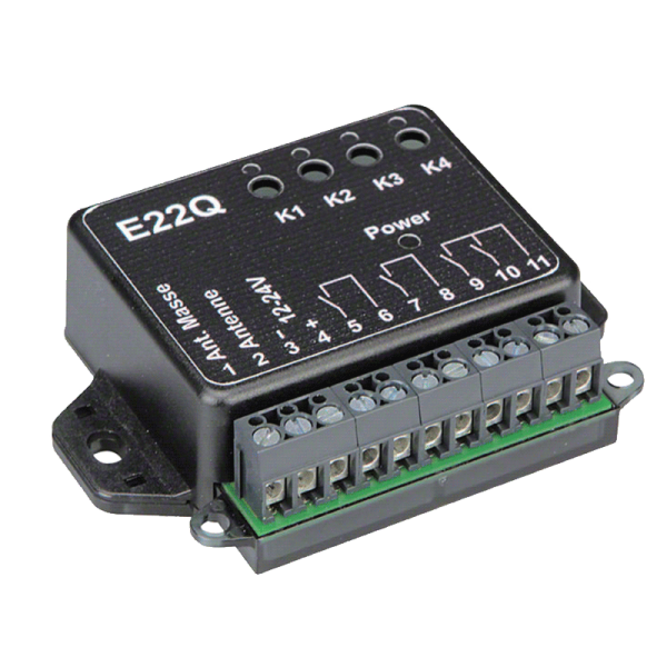 Dickert Mini Funkempfänger E22Q 433 MHz 4 Kanal