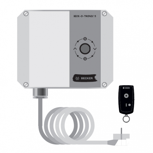 Becker Torsteuerung BECK-O-TRONIC 5 - Centronic mit Handsender EC242-II im Lieferumfang