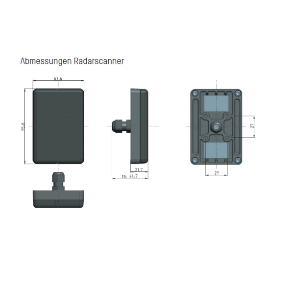Feig MWD SBP-A - Radarscanner für Schranken