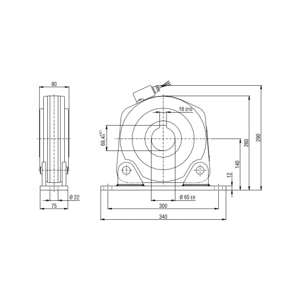 GMF Abrollsicherung FV 200 mit Sicherheitskontakt