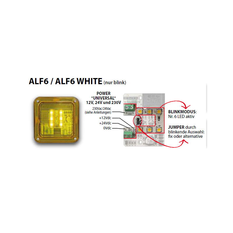 AB Tecno LED-Warnlampe APE-550/1010