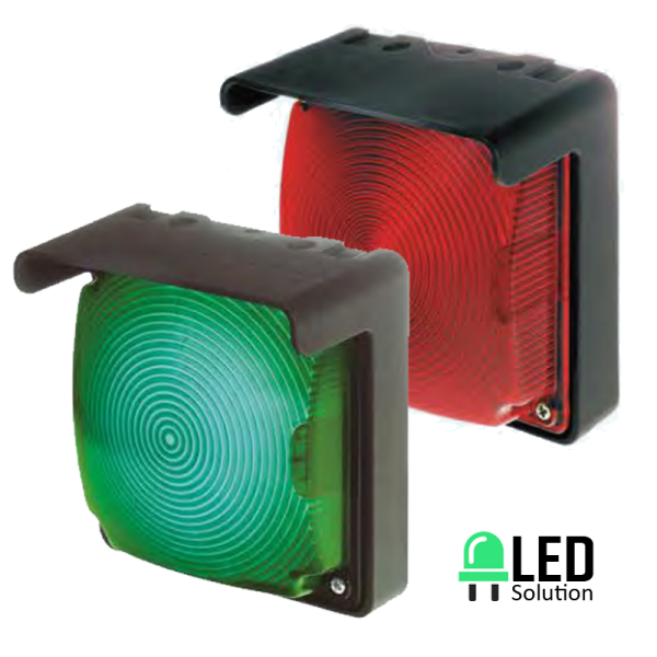 Einzel-Ampel LED inkl. Wandbügel