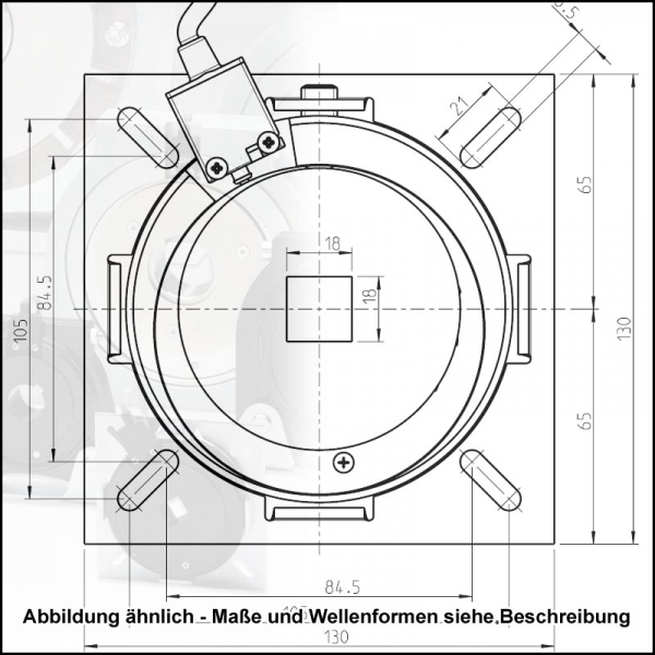 MFZ Fangvorrichtung F1-E Vierkant 16mm