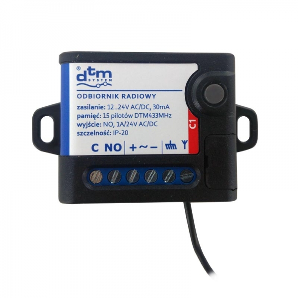 DTM Funkempfänger Nano V2 12-24 Volt 868 MHz