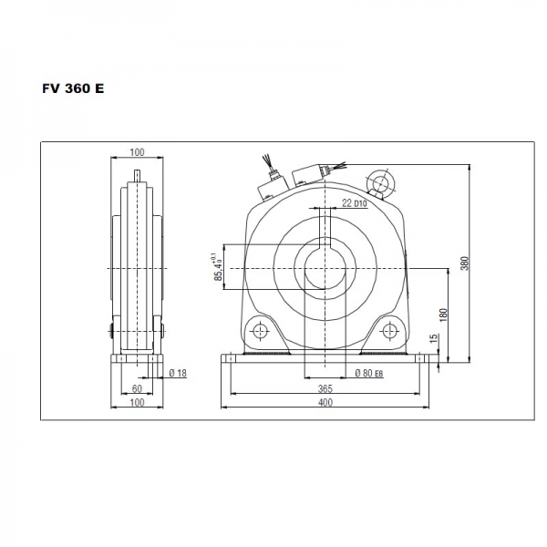 GMF Abrollsicherung FV 360 mit Sicherheitskontakt