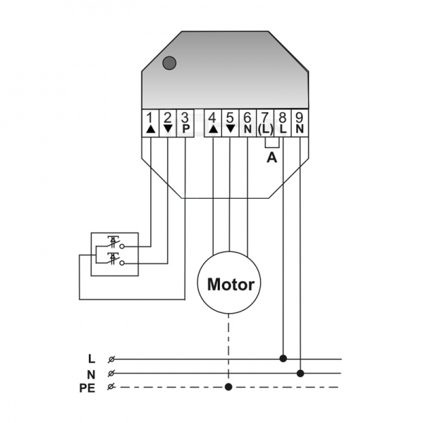 WTS UP Rollladensteuerung Intro II 434 MHz