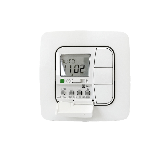 Elero Wandsender AstroTec-868 bidi mit Zeitschaltuhr