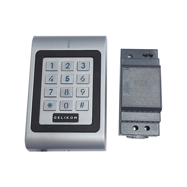 Gelikom SK1-W EM RFID(125KHz) & PIN Türschloss mit Netzteil