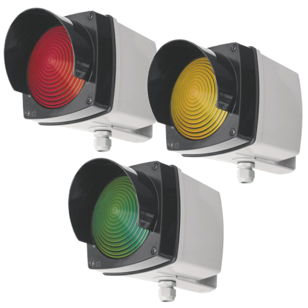 Einzel-Ampel inkl. Wandbügel