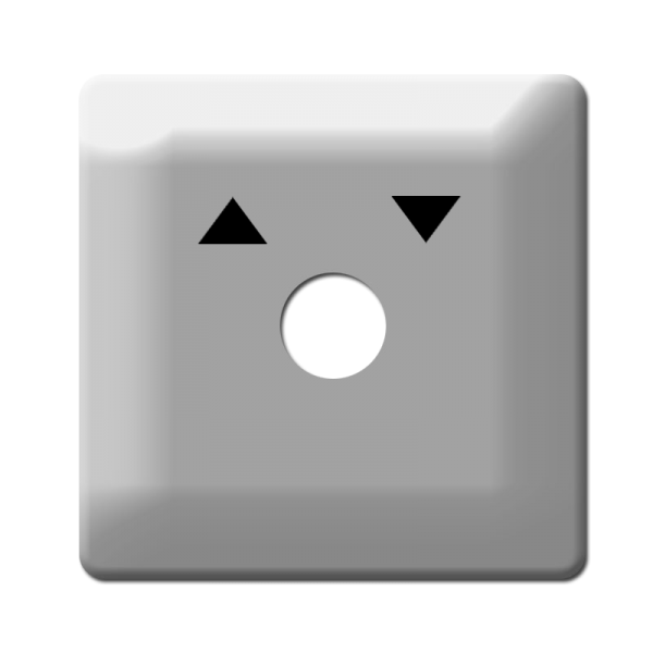 Schlüssel-Schalter/Taster Aufputz mit 2 Abdeckungen