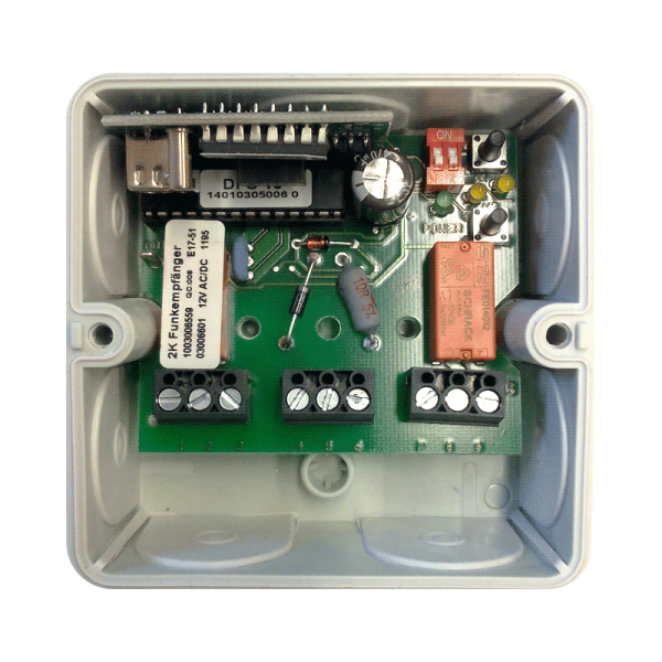 Dickert Funkempfänger E17 868 MHz AM 2 Kanal 12 Volt (Weller)