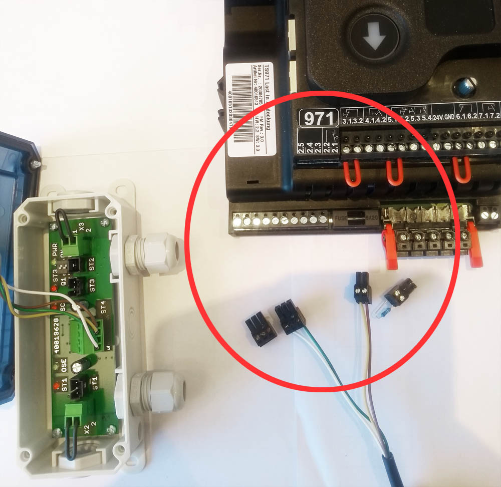 GfA Elektromaten Hauptschalter mit Anschlussgarnitur 1N~230V für TS