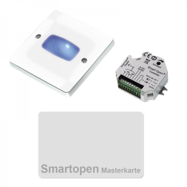 TeraTron SmartOpen Transponder RFID Set weiss