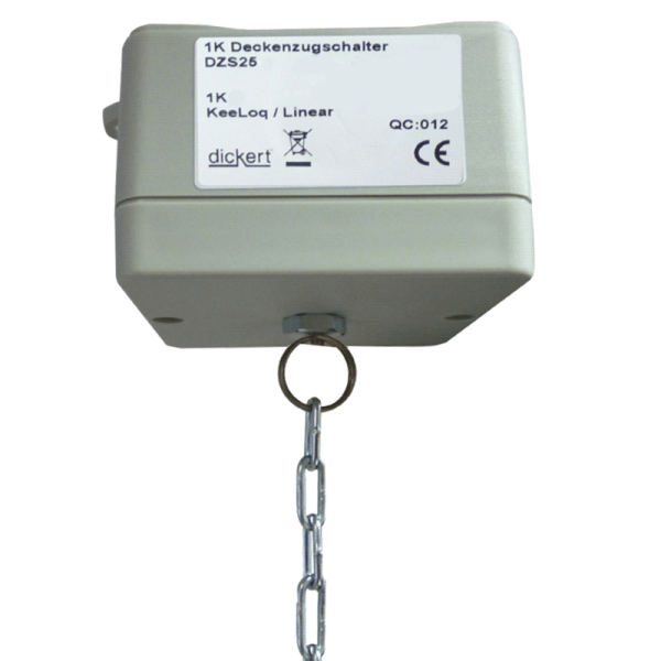 Dickert Deckenzugschalter DZS25 868 MHz 1 Kanal Kunststoffgehäuse